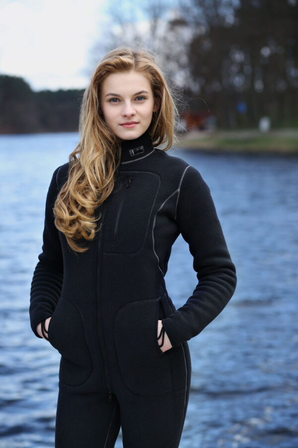 Kwark: Navy overall Dames