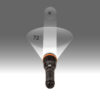 Tecline: LED light Zoom, 1500 lm - black