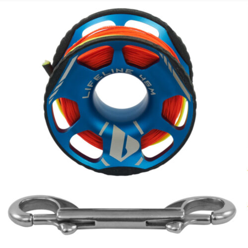 Apeks: Lifeline Spool 45 m Blauw
