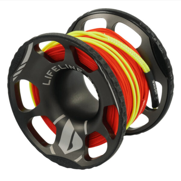Apeks: Lifeline Spool 60 m Zwart