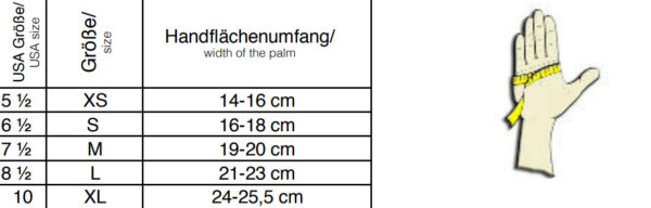 Camaro: Seamless Bonding handschoenen / 1 mm