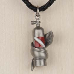 murene-hals-hanger Searaden: Murene om fles hals hanger
