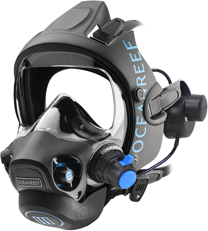 ocean-reef-neptune-iii-volgelaatsmasker-met-mercury-communicatie Ocean Reef: Neptune III + Mercury