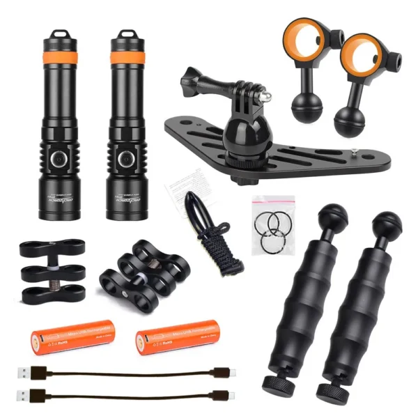 Orcatorch: D710V Combo Kit Double Promo Pack Videolamp