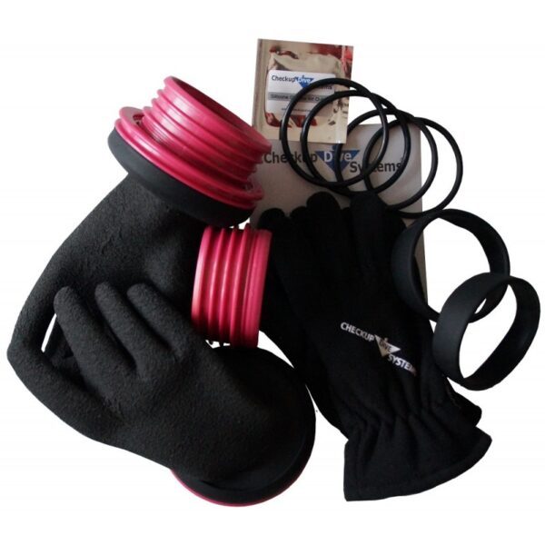 ring-set-with-gloves-pro-thinsh-pro-pink Checkup Dive Systems: Ring set with gloves PRO + Thinsh-Pro