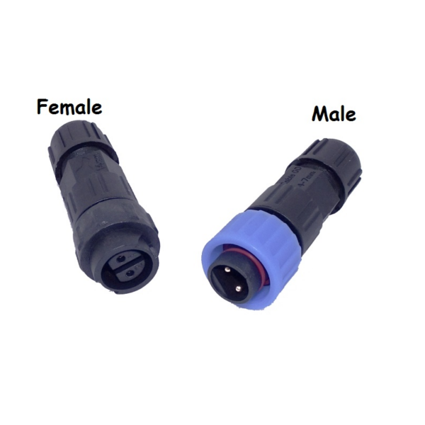 Santi: connector male + female