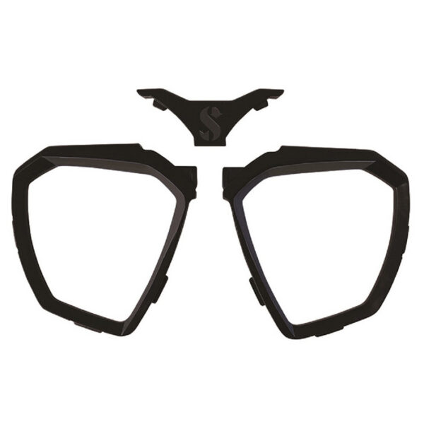 scubapro-d-mask-kk-zw Scubapro: D-mask kleuren kits