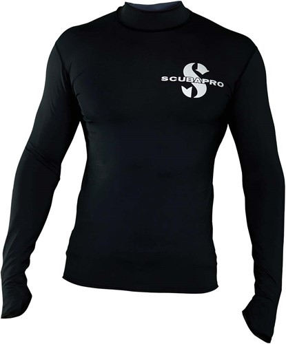 scubapro-swim-blk-rg-ls-mn-upf50-l Scubapro: Rash Guard Swim - Heren