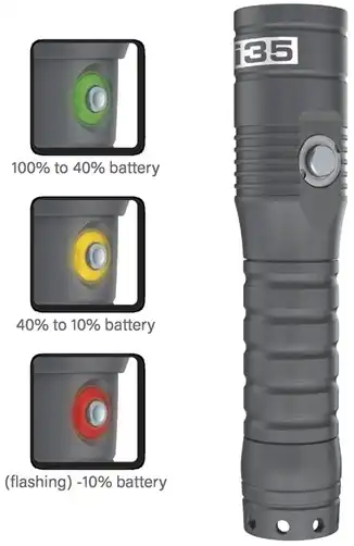 seac-i35-duiklamp-2 Seac: Seac Sub I35 Duiklamp Charcoal Grey
