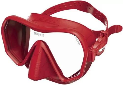 seac-pura-mask-antifog-s-r-red Seac: Pura Antifog masker