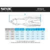 seac-style-sling-strap-maattabel Seac: Seac Sub Style Sling Strap Vinnen Wit