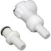 She-P: P-valve White o-ring sealing plug