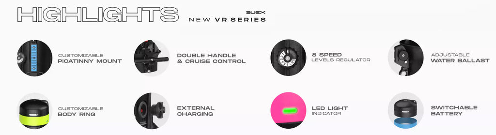 Suex VR Nemo, Voyager and Quantum DPVs