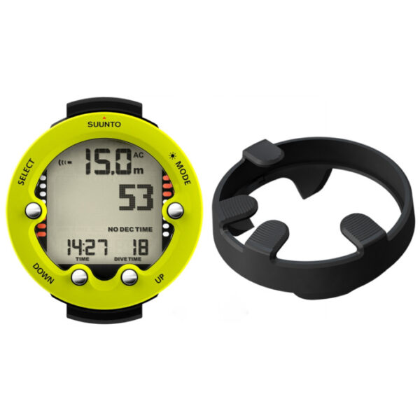 suunto-zoop-novo-incl-gratis-rubber-boot-geel Suunto: Zoop Novo polscomputer