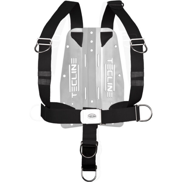 Tecline:  DIR Verstelbaar & backplate 3 mm / rvs