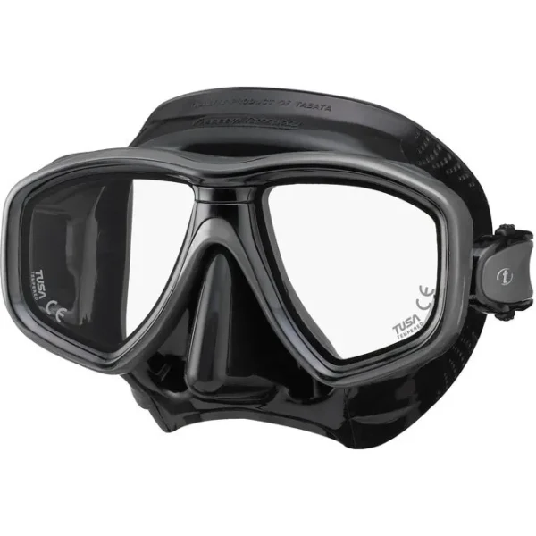 Tusa: Masker Freedom CEOS / zwart siliconen
