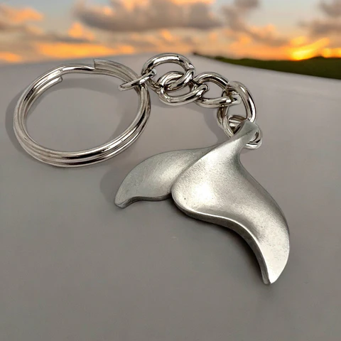 walvis-sleutel Searaden: Walvisstaart sleutelhanger