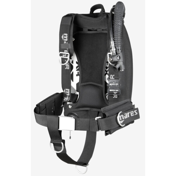 xr-rec-silver-single-backmount-set Mares: XR-REC Silver Single Backmount Set